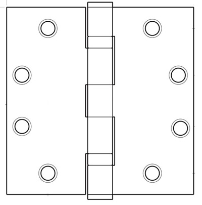 4.5 in heavy duty hinge